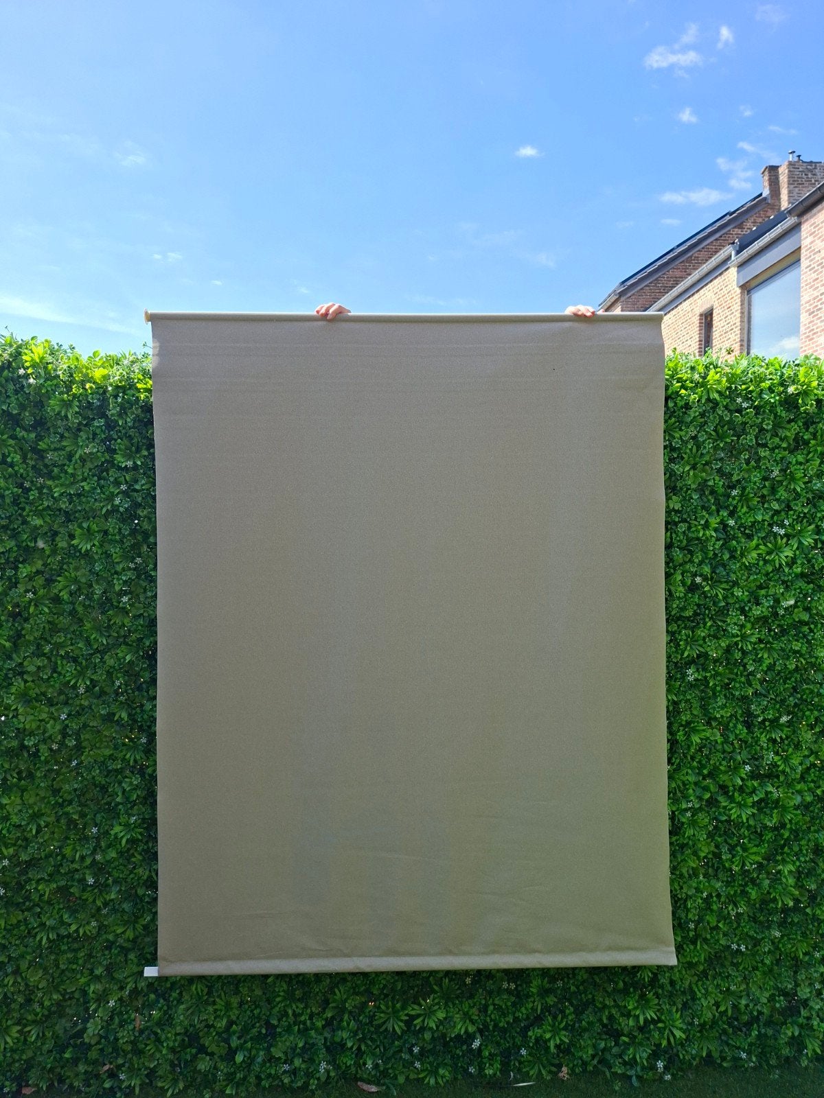 Rolgordijn beige : Lengte 66 cm en breedte 51 cm, 66 cm, Isolerend, Beige, 51 cm