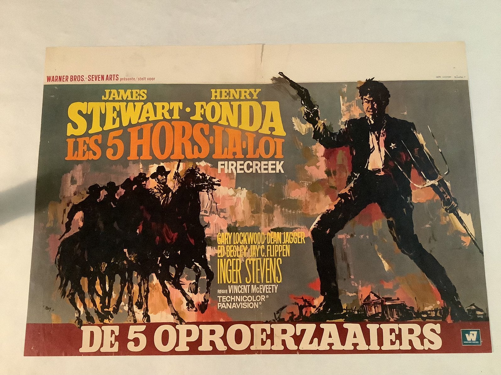 FIRECREEK  FILMPOSTER  36-51 cm used    ray-art, Verzamelen, Posters, Ophalen of Verzenden, Zo goed als nieuw