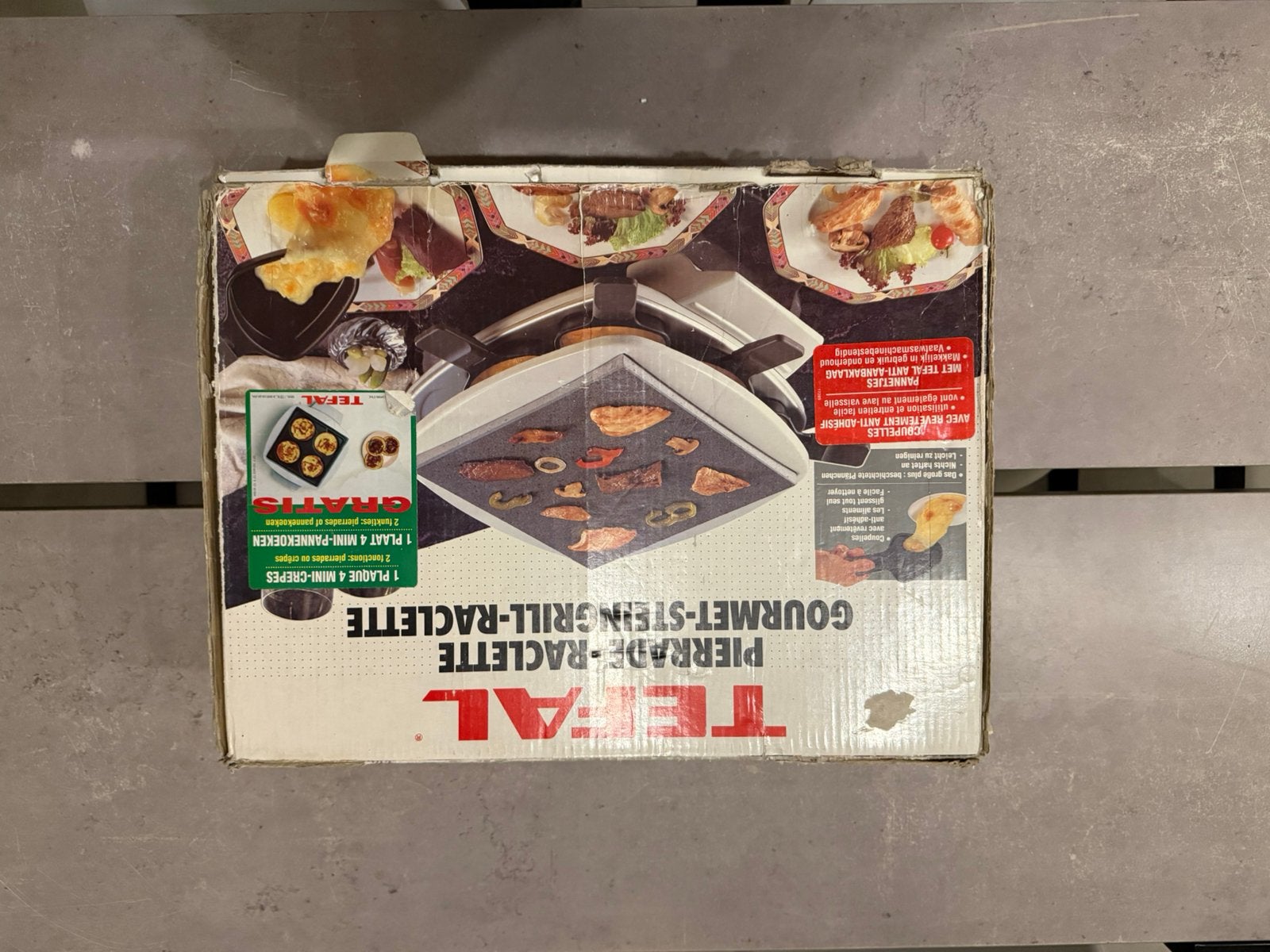 Steengril - raclette - gourmet combo, Elektronische apparatuur, Ophalen of Verzenden, Zo goed als nieuw
