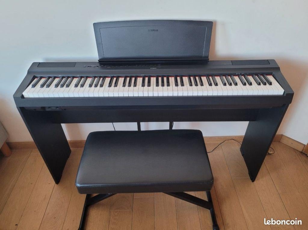 Piano noir Yamaha P-125, Enlèvement, Noir, Piano