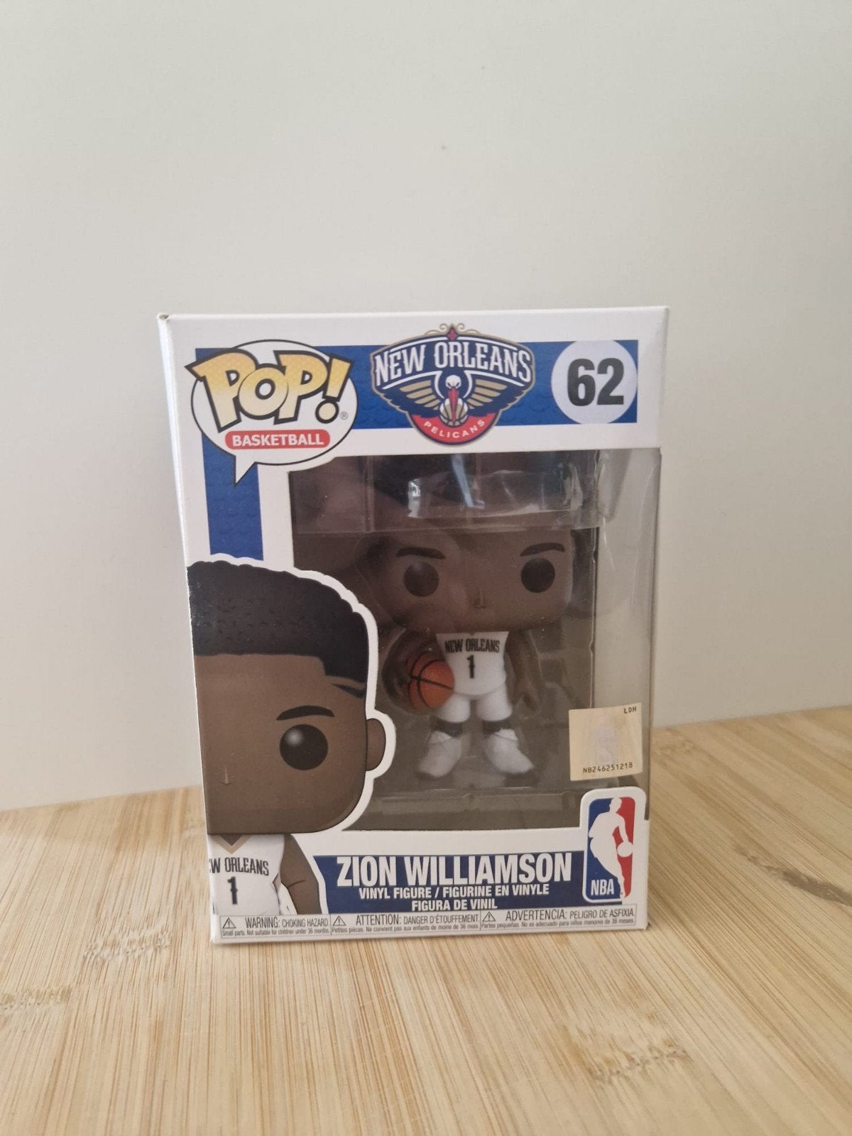 Zion Williams poppetje, Enlèvement