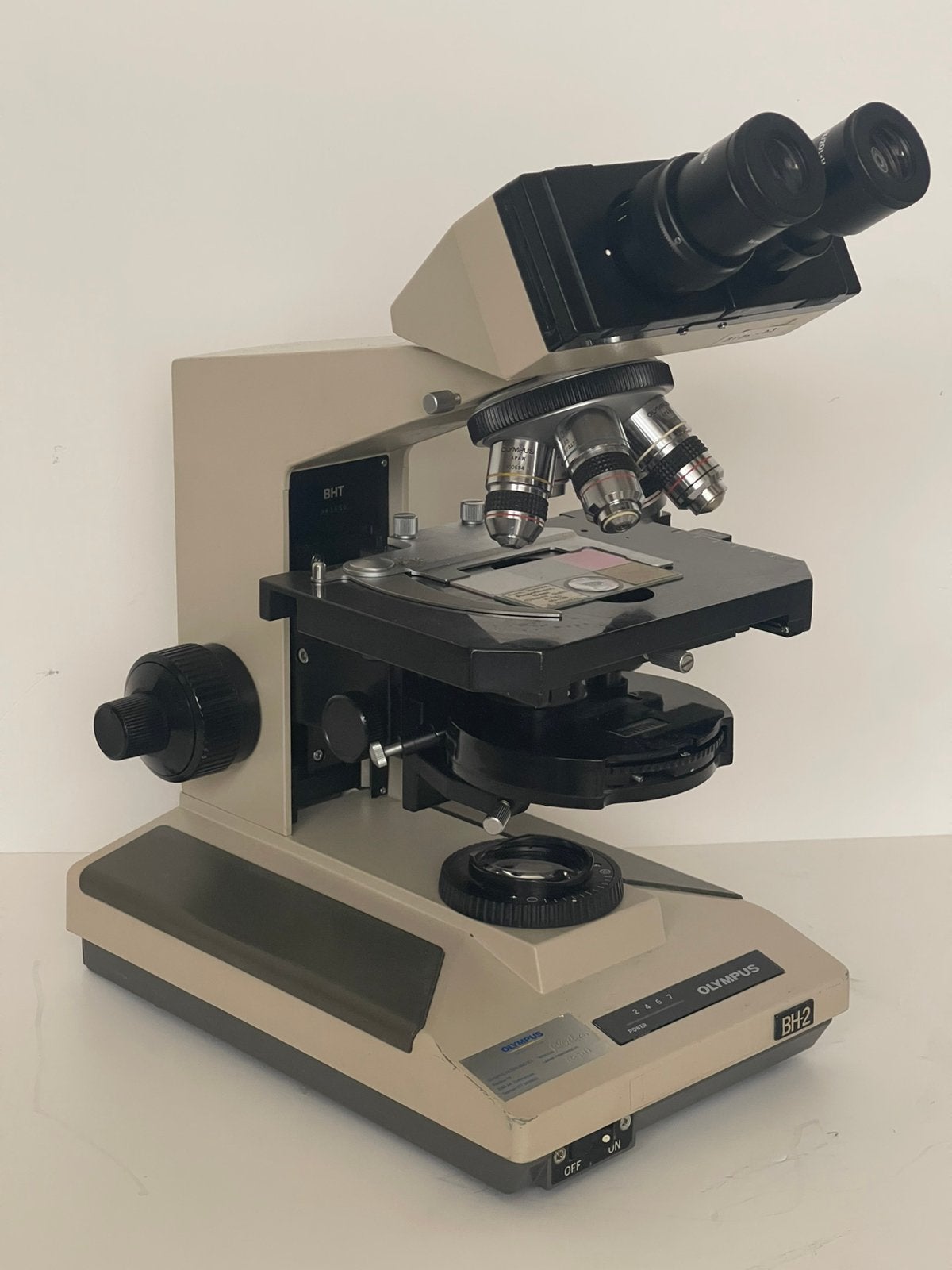 Olympus BH-2 phase contrast microscoop, Audio, Tv en Foto, Optische apparatuur | Microscopen, Ophalen, Gebruikt, 400x tot 1000x