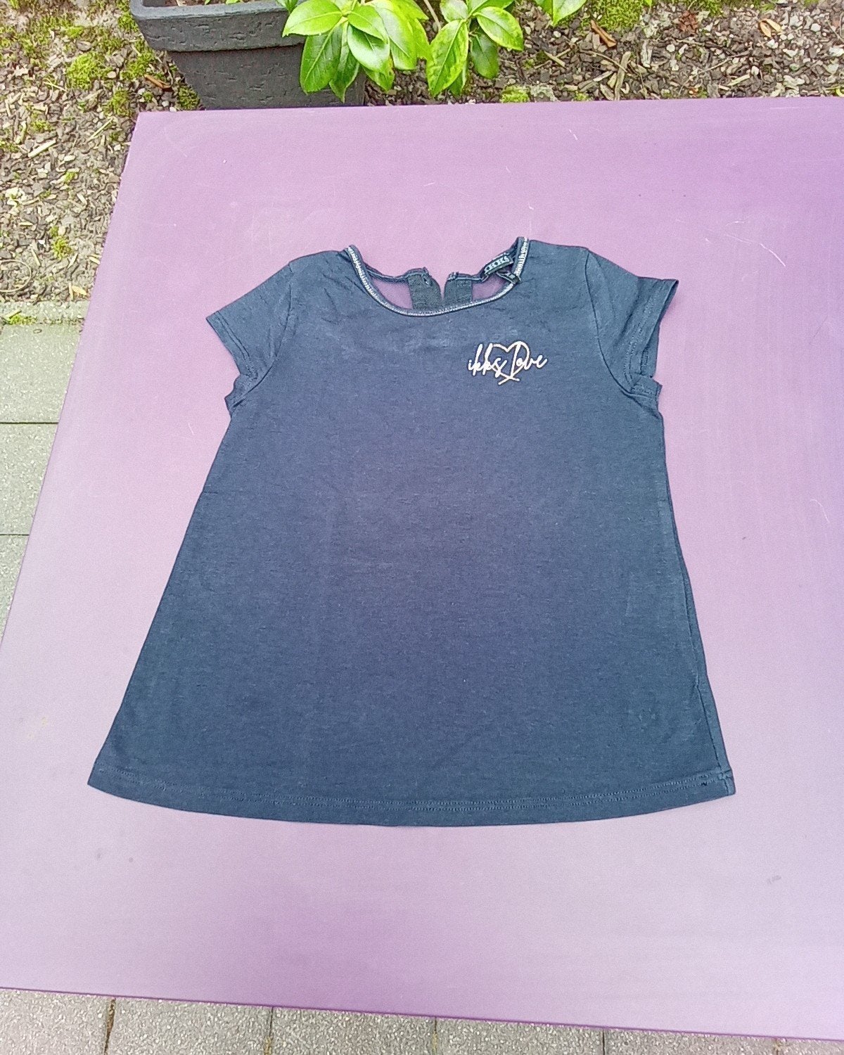 T-shirt IKKS M116, Kinderen en Baby's, Kinderkleding | Maat 116, IKKS., Meisje, Ophalen of Verzenden, Zo goed als nieuw