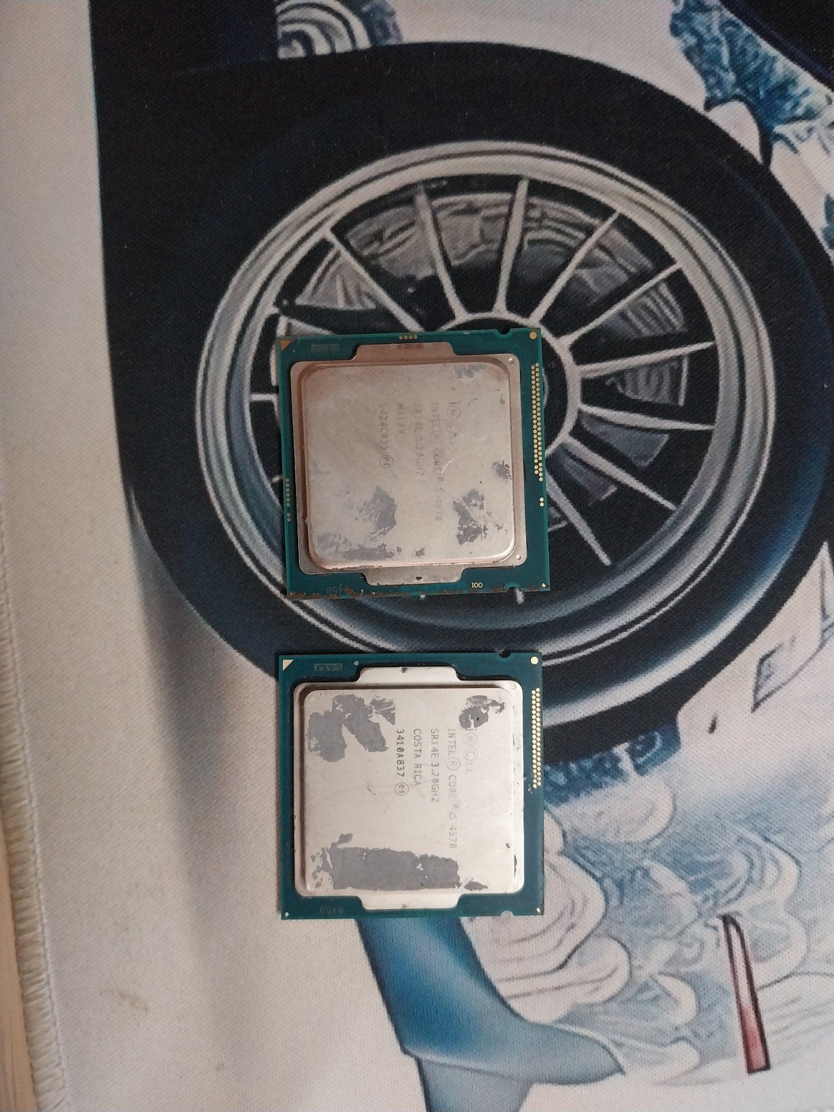 2 intel cpu's i5-4570, Computers en Software, Processors, Ophalen, Gebruikt, Intel Core i5, 3 tot 4 Ghz