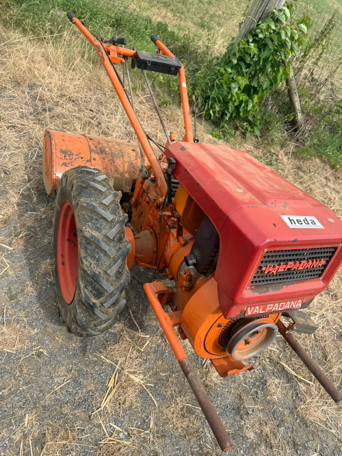Motoculteur valpadana met gereviseerde frees, Ophalen, Akkerbouw, Grondbewerking