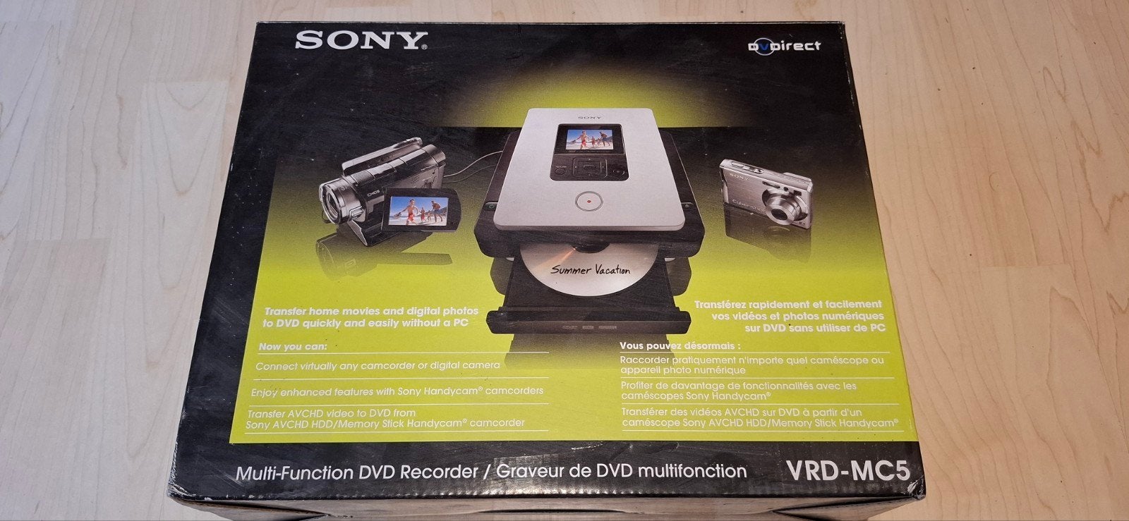 Sony VRD-MC5 Compact DVD Recorder, Enlèvement ou Envoi, Enregistreur DVD, Sony