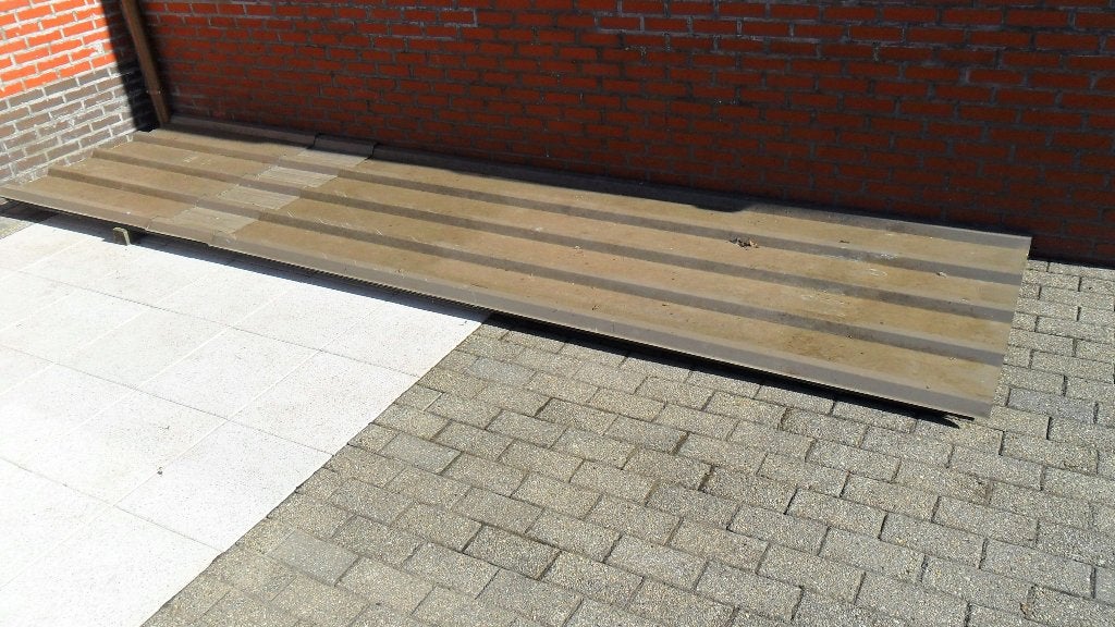 profielplaten dakplaten, Gebruikt, Overige kleuren, 15 m² of meer, Metaal