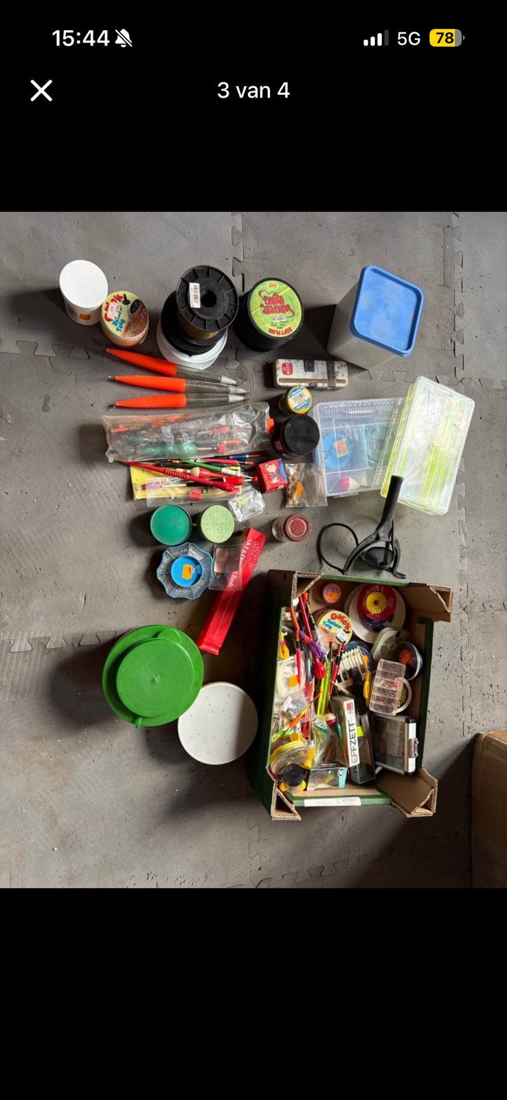 Vis accesoires, Ophalen
