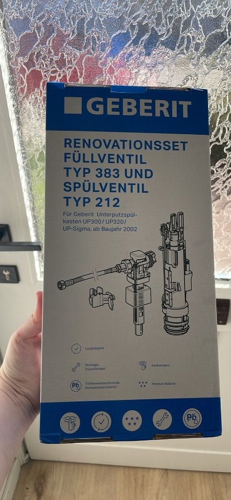 Geberit-Kit de conversion pour réservoir encastré, Enlèvement, Neuf, Toilettes