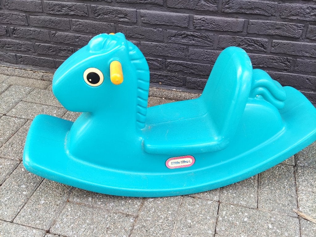 Little Tikes Hobbelpaard - Blauw /Nieuwprijs 36 euro, Ophalen, Zo goed als nieuw