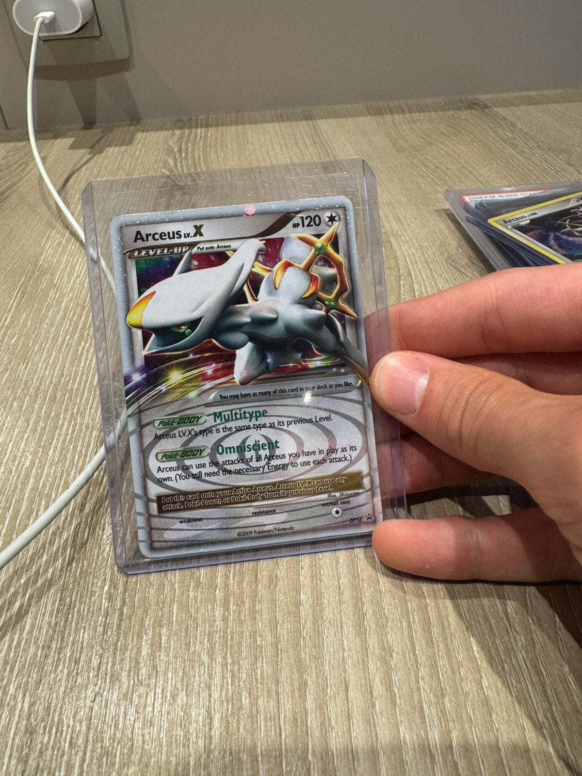 Arceus LV.X #DP53 Pokemon Promo, Ophalen of Verzenden, Zo goed als nieuw
