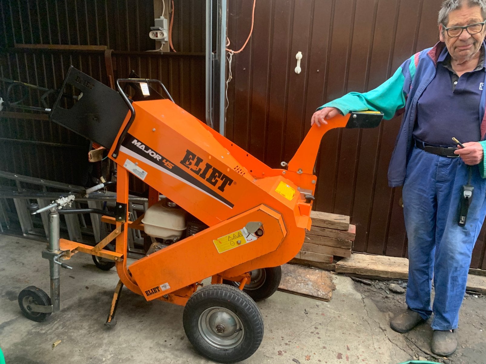 Hakselaar, Tuin en Terras, Ophalen, Gebruikt, Benzine
