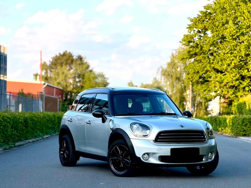 MINI COUPER CONTRYMAN D, Auto's, Mini, Euro 5, Zwart, Countryman, Leder