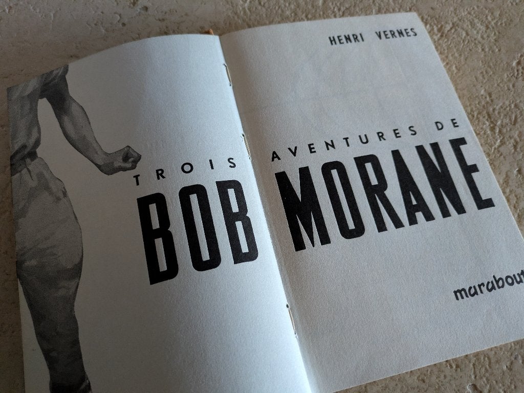 Bob Morane (Volume reprenant 3 aventures de Bob Morane)., Livres, Aventure & Action, Envoi, Utilisé, Henri Vernes.