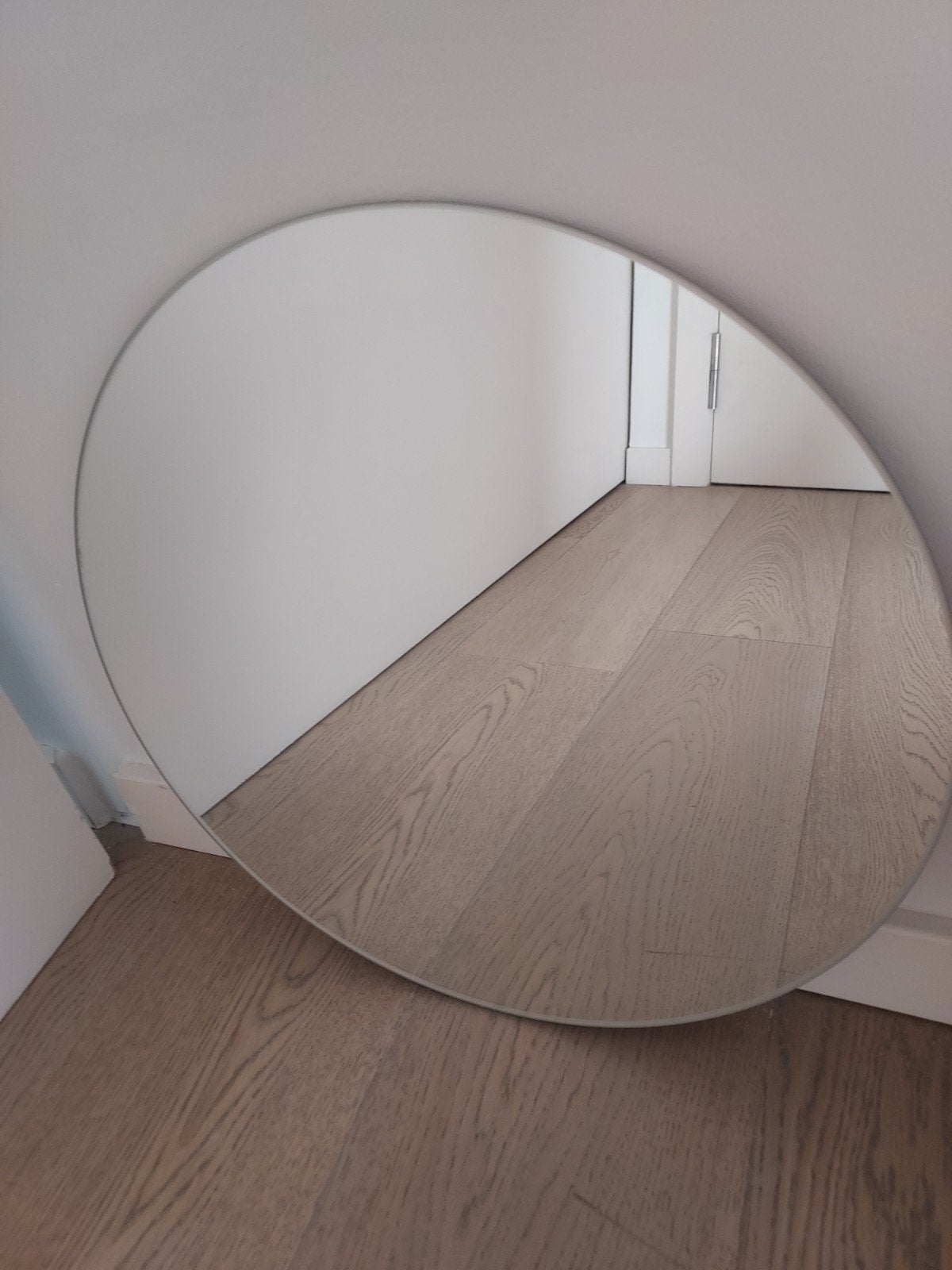 ronde spiegel Mirodan, Ophalen, Minder dan 50 cm, Rond, Zo goed als nieuw