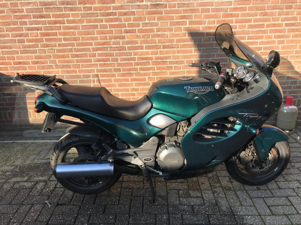 Triumf trophy 1200cc  nieuwe metzler banden V&A, Handvatverwarming, Occasion, 4 cilinders, Motorrijbewijs A