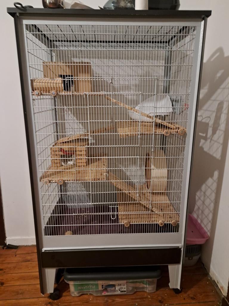 Kooi kleine dieren, Dieren en Toebehoren, Ophalen, Gebruikt, 90 cm of meer, Fret