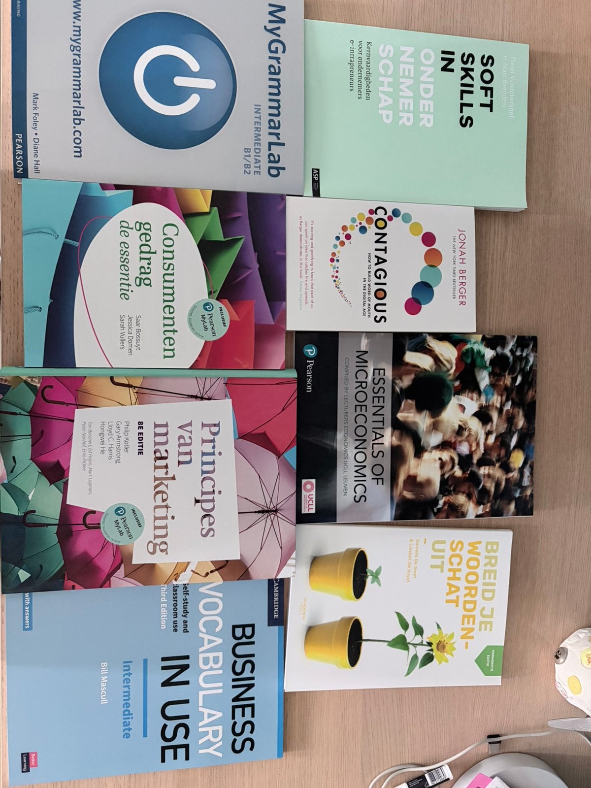 Schoolboeken Marketing Ucll, Ophalen