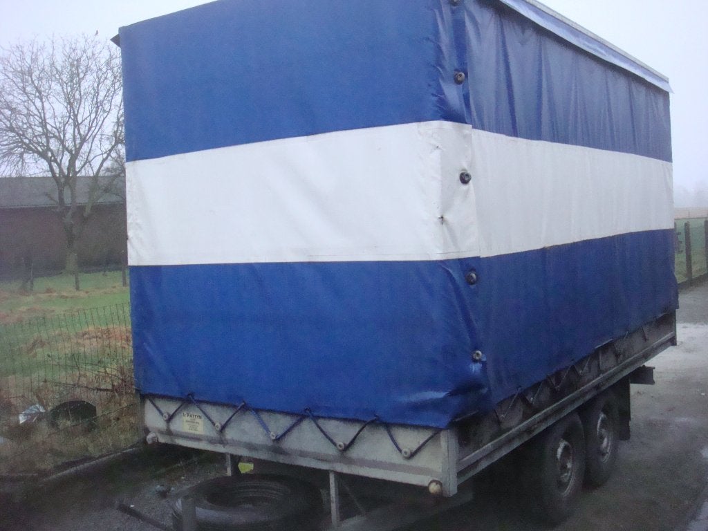 bache aanhangwagen,laadkist en bache laadbak, Ophalen, Gebruikt