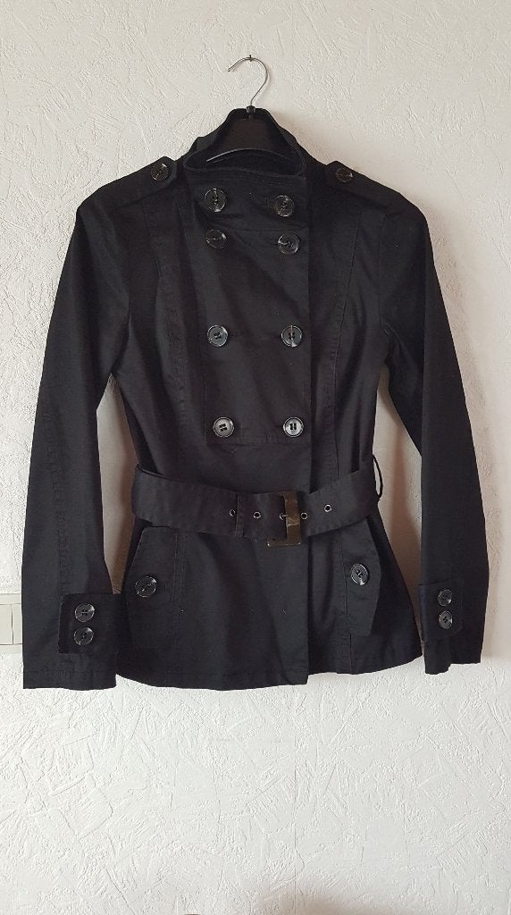 Veste femme mi saison Yessica taille 36, Enlèvement ou Envoi, Comme neuf, Taille 36 (S), Noir