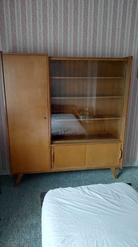 bureaukast van de jaren '60, Huis en Inrichting, Kasten | Roldeurkasten en Archiefkasten, Ophalen, Gebruikt