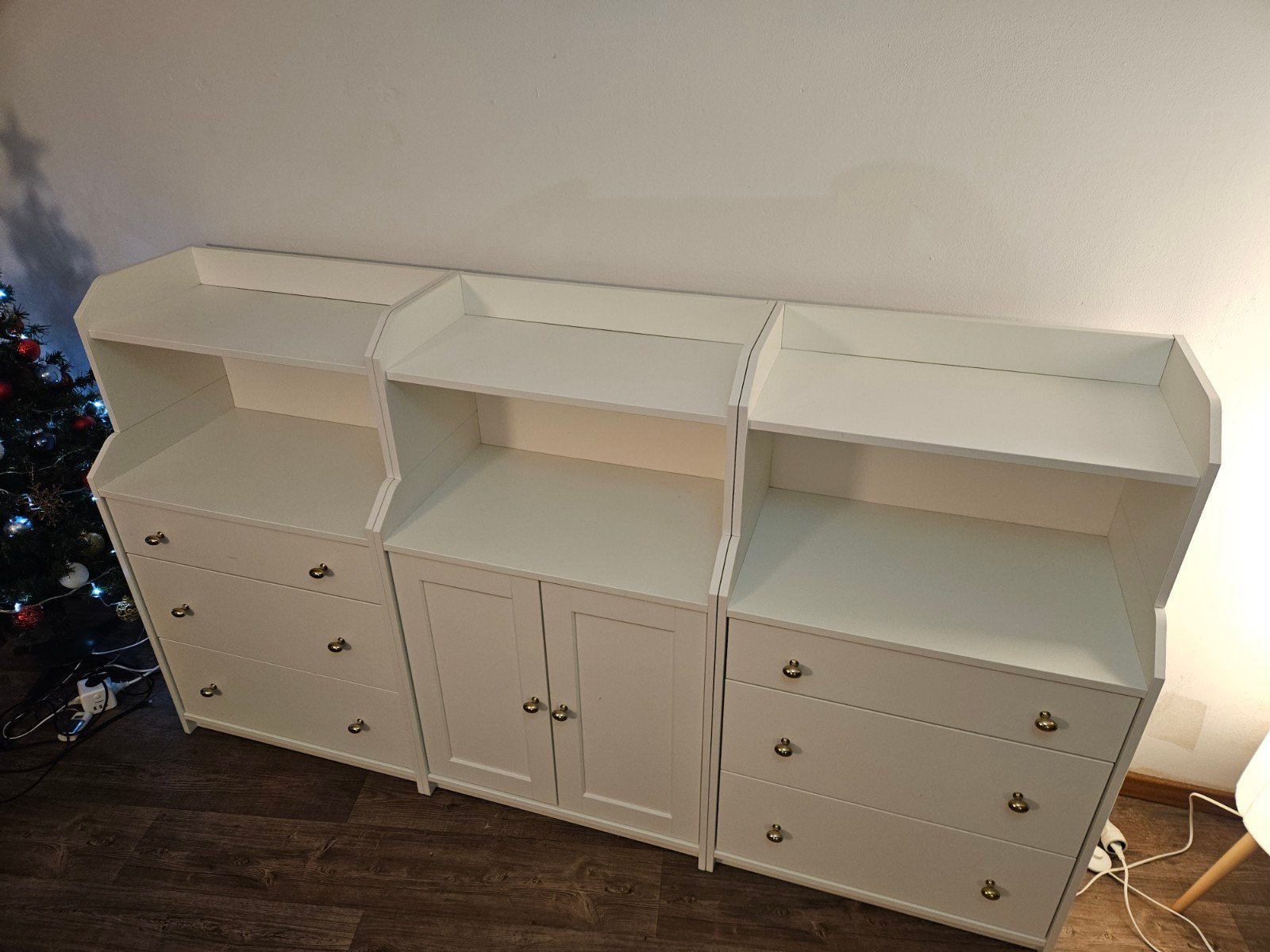 3 stuks | Hauga Ikea in uitstekende staat, Huis en Inrichting, Kasten | Dressoirs, Met lade(s), Met deur(en), Ophalen