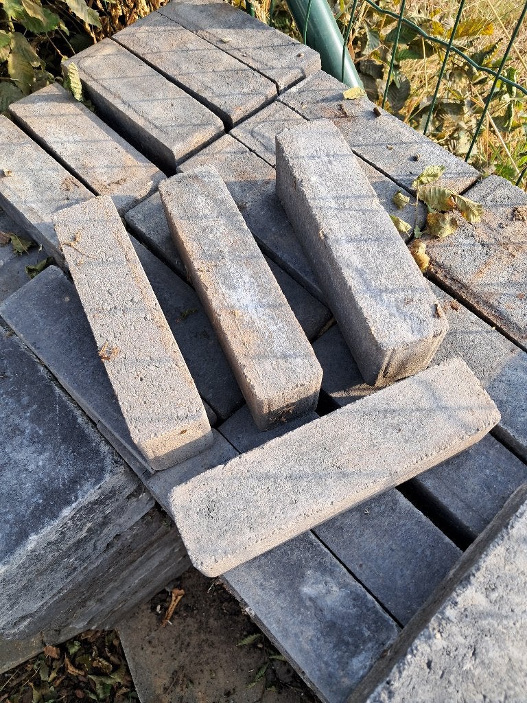 beton klinkers 5/20/6 cm  10,6 m2  nieuw in Asse, Tuin en Terras, Tegels en Klinkers, Ophalen, Klinkers, Nieuw, 10 m² of meer