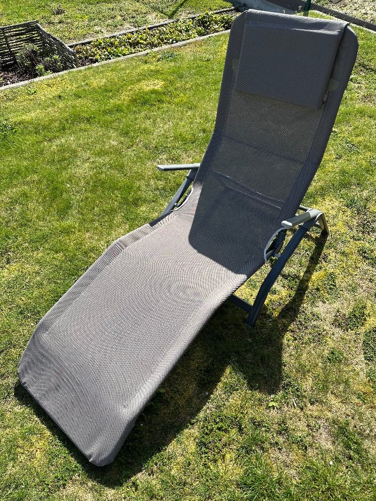 Ligstoel, Tuin en Terras, Ligbedden, Ophalen, Gebruikt, Textileen