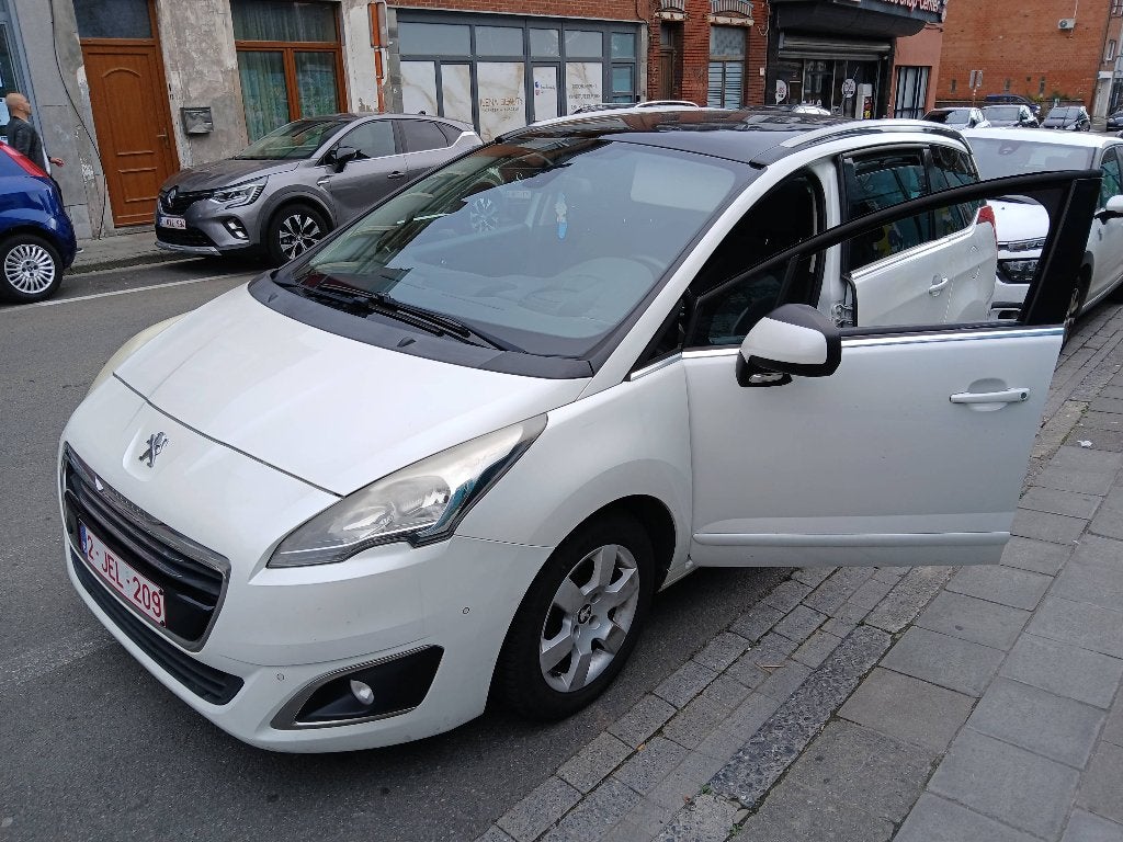 Peugeot 5008 -toit paronamique, Auto's, Automaat, Monovolume, Overige bekleding, Wit