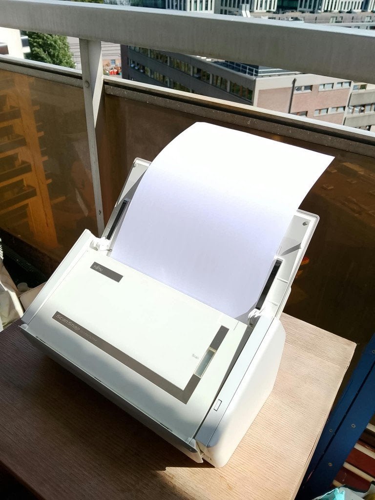 SCANNER Fujitsu ScanSnap S1500M ZEER KLEINE SCANNER, Computers en Software, Ophalen, Gebruikt, Android, Documentscanner