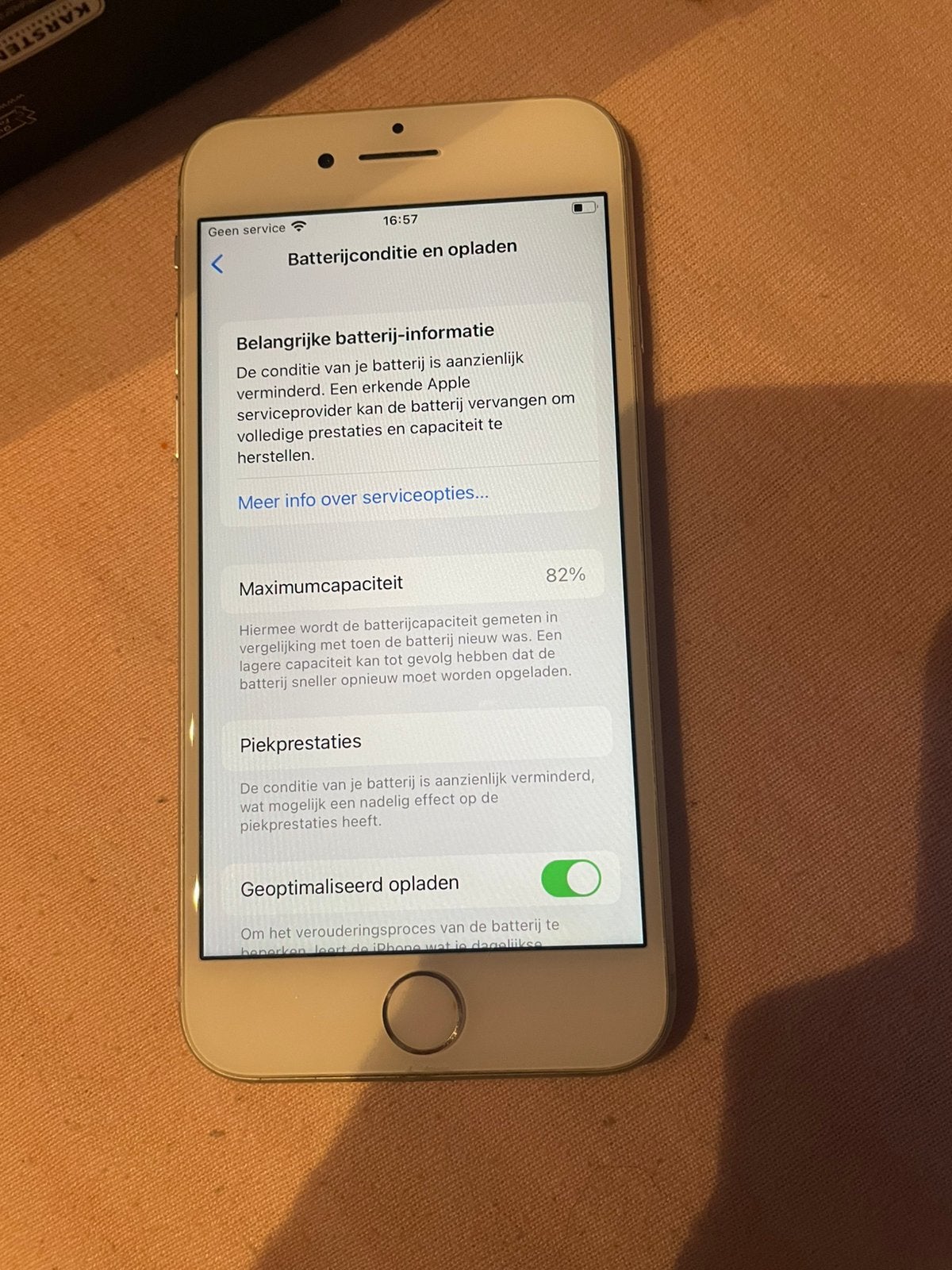 Iphone 8 te koop, Telecommunicatie, Ophalen, 83 %, Gebruikt, Wit