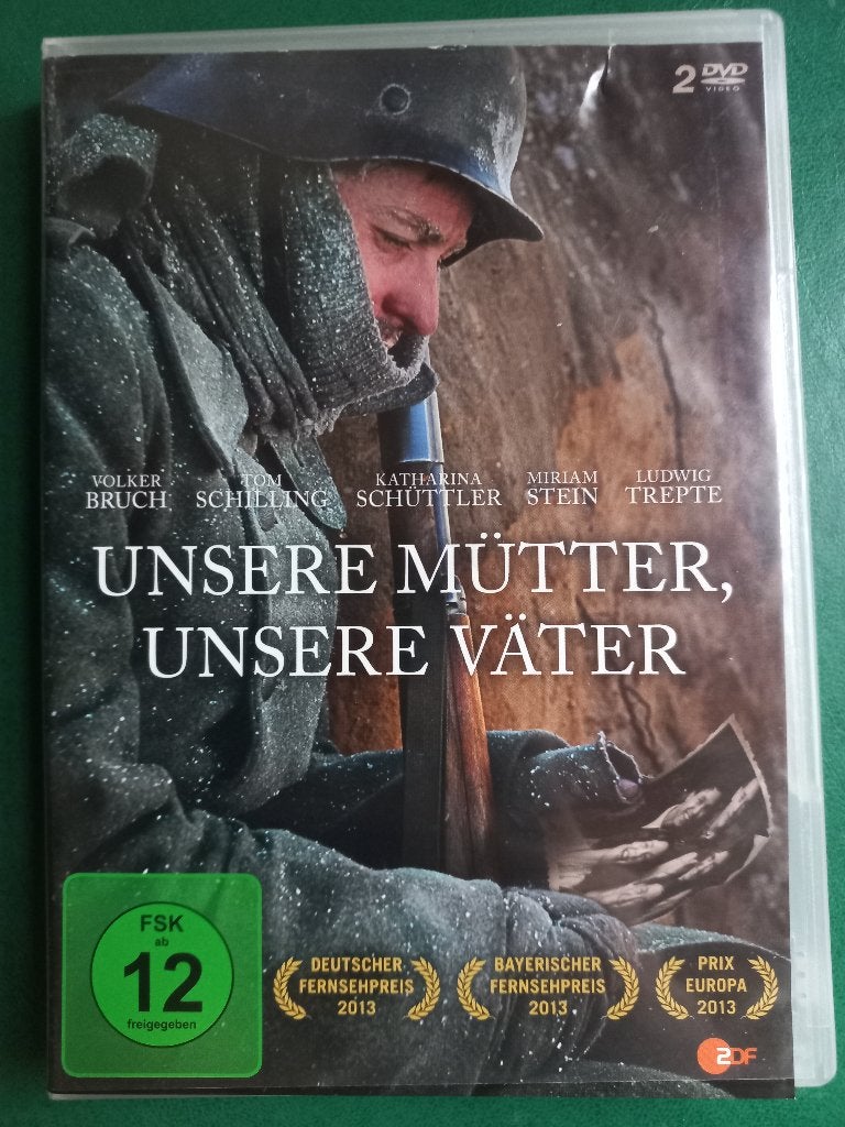 Unsere Mütter, unsere Väter - Deel 1, 2 en 3 (2013) 2 disc, Cd's en Dvd's, Drama, Duits, Ophalen of Verzenden, Zo goed als nieuw