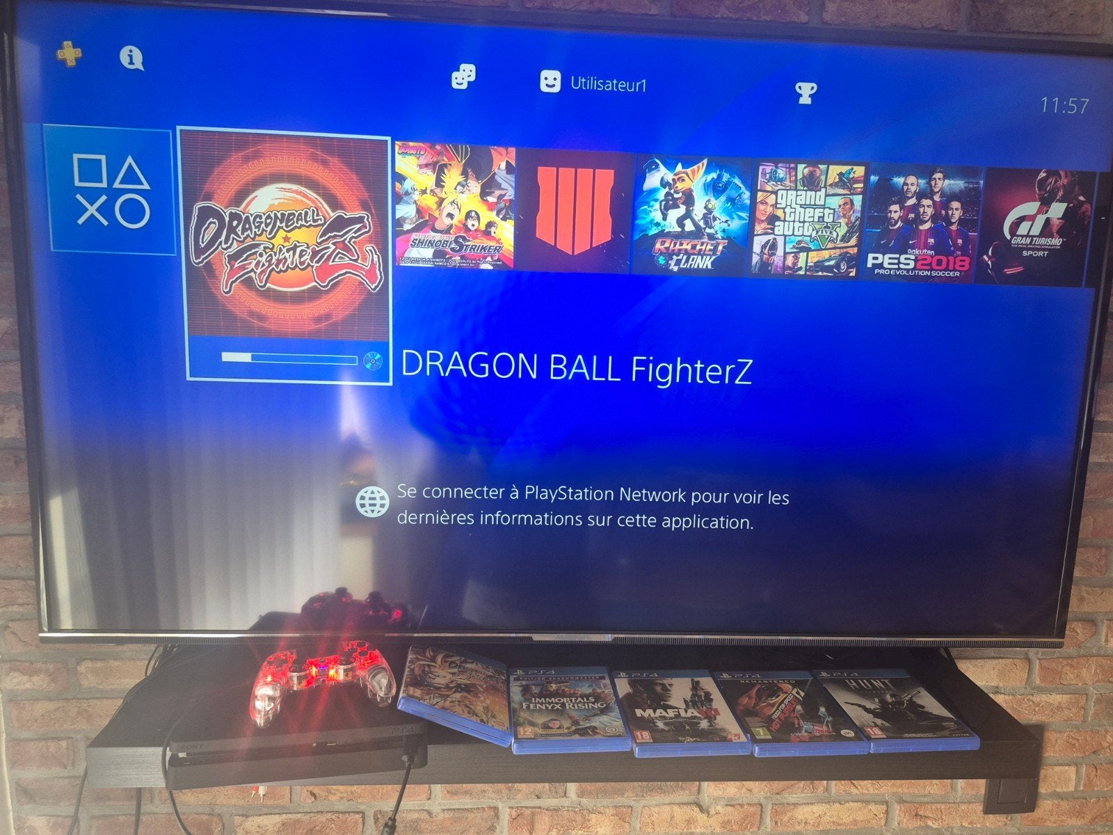 console Sony ps4 avec 5 jeux manette dualshock officielle, Consoles de jeu & Jeux vidéo, 500 GB, Enlèvement ou Envoi, Avec 1 manette