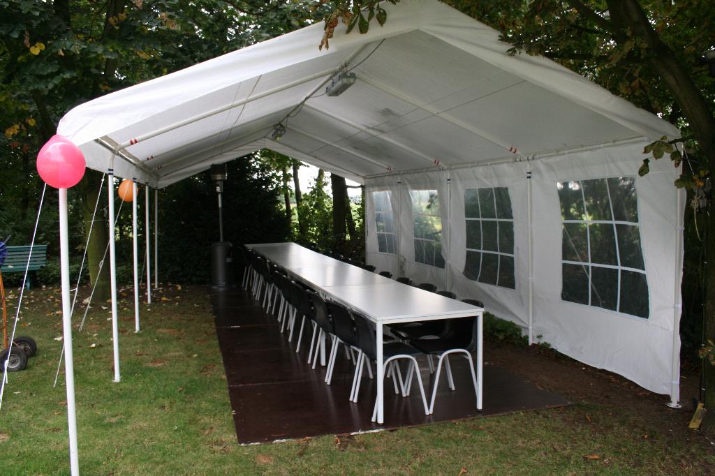Partytent 8x4mt met zijwanden, Enlèvement, Tente de réception