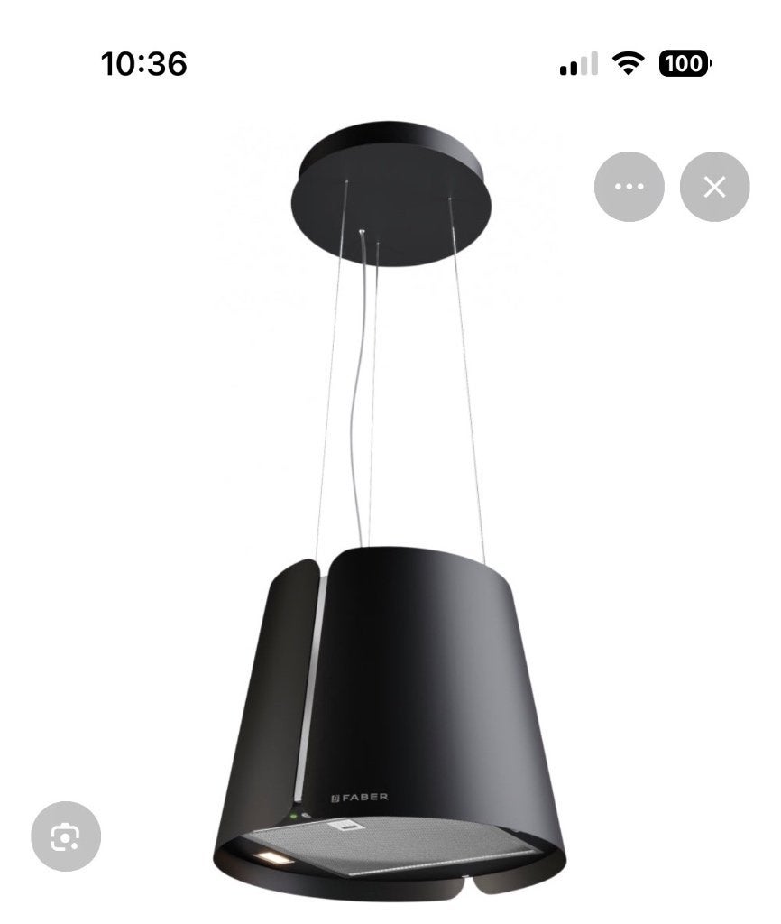 Hotte Faber, Electroménager, Neuf, 600 à 800 m³/h, Hotte pour îlot, Enlèvement