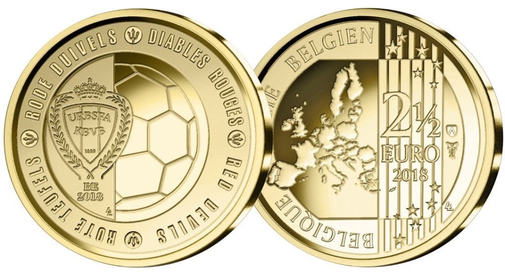 2,5 Euro België 2018 Rode Duivels, Verzenden, België, 5 euro