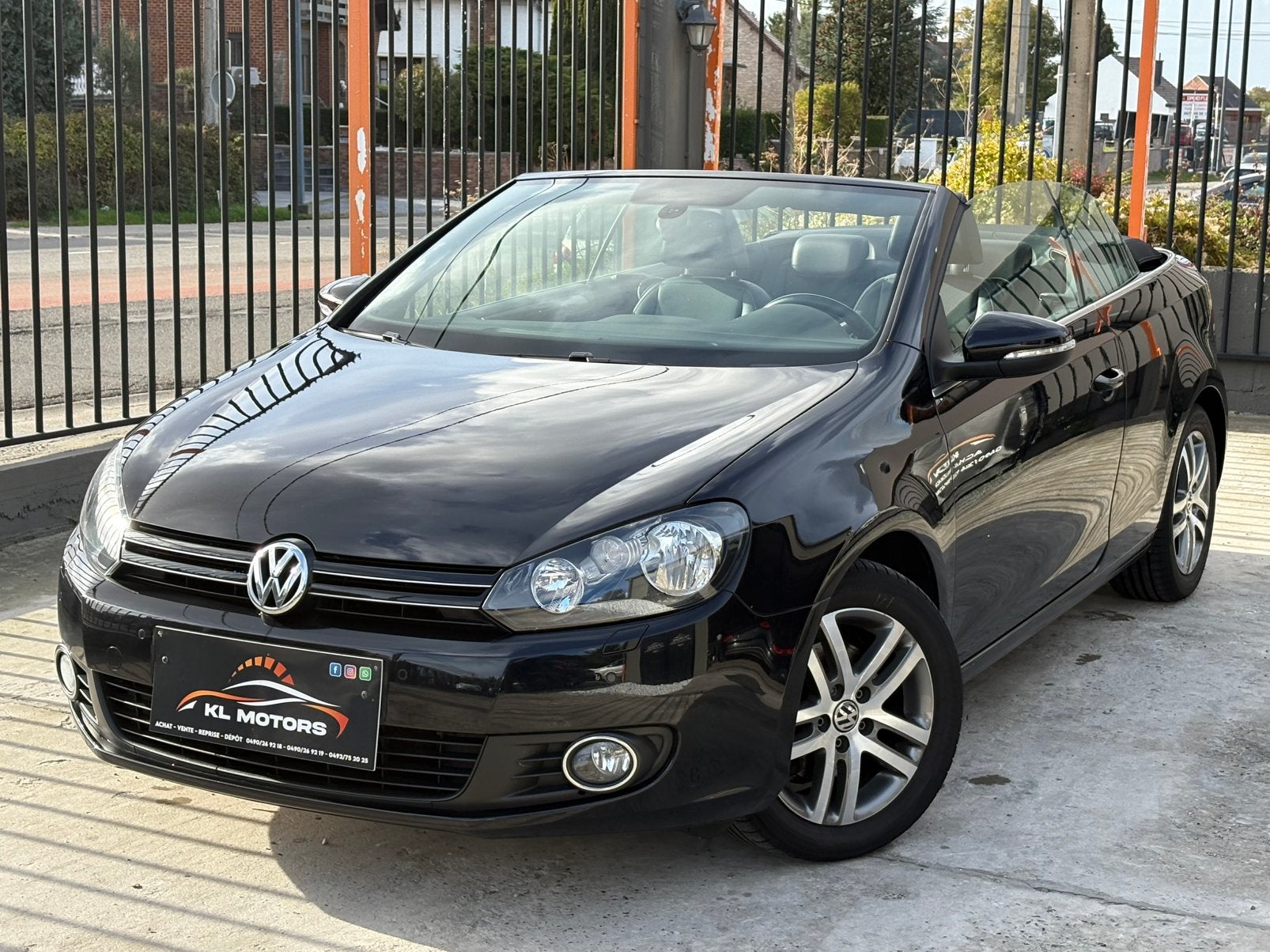 VW GOLF VI CABRIOLET 1.4 TSI ESSENCE 110 000KM CARPASS 2012, Autos, Euro 5, Achat, Entreprise, Cabriolet