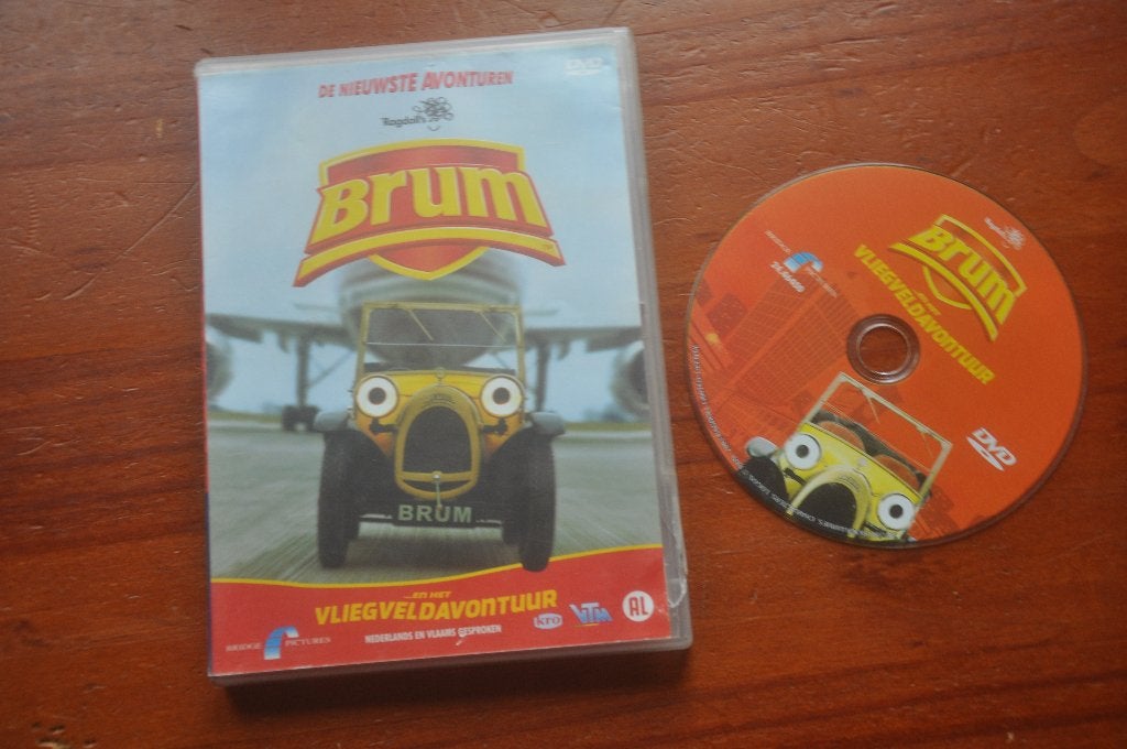 een dvd van brum het vliegveld avontuur en 4 andere verhalen, Gebruikt, Overige genres, Overige typen, Ophalen of Verzenden