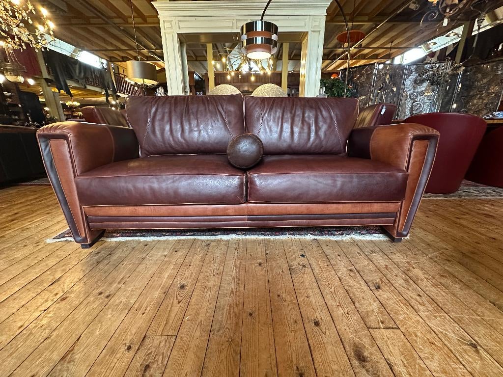 Art Deco bank van Mol&Geurts, Huis en Inrichting, Ophalen, Gebruikt, 100 tot 125 cm, Driepersoons