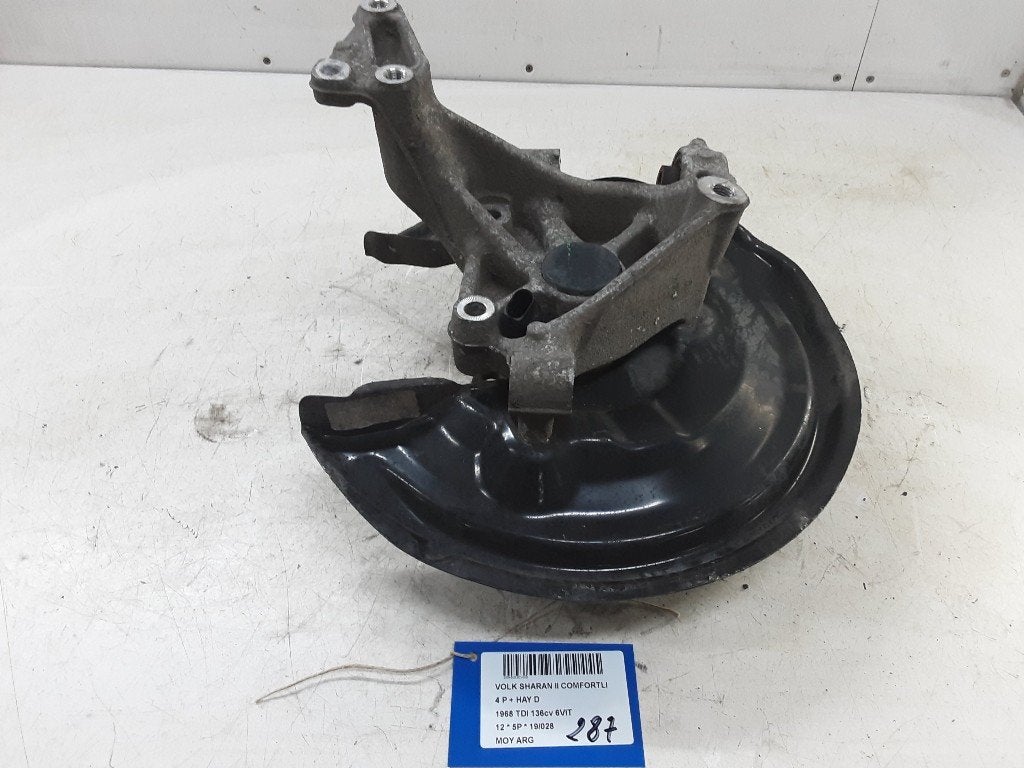 MOYEU DE ROUE ARRIÈRE GAUCHE Volkswagen Sharan (7N), Volkswagen, Volkswagen AG, Utilisé, Kundenbetreuung@volkswagen.de