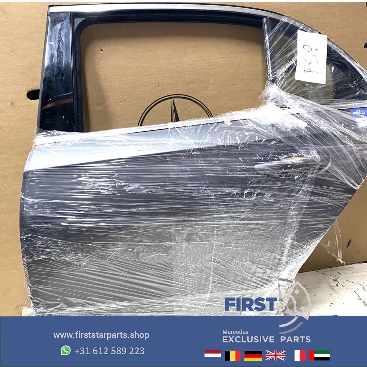 W177 A Klasse LINKER DEUR PORTIER GRIJS Mercedes LINKS ACHTE, Gebruikt, -, Deur, Ophalen of Verzenden