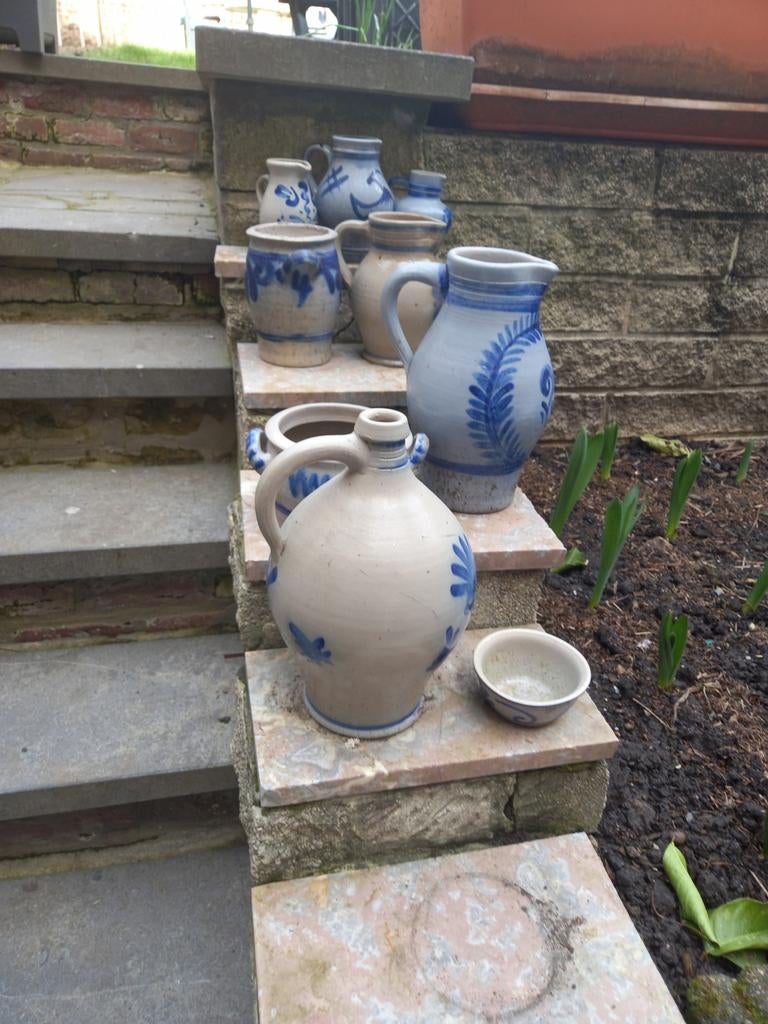 lot 9 piece vase et divers, Enlèvement