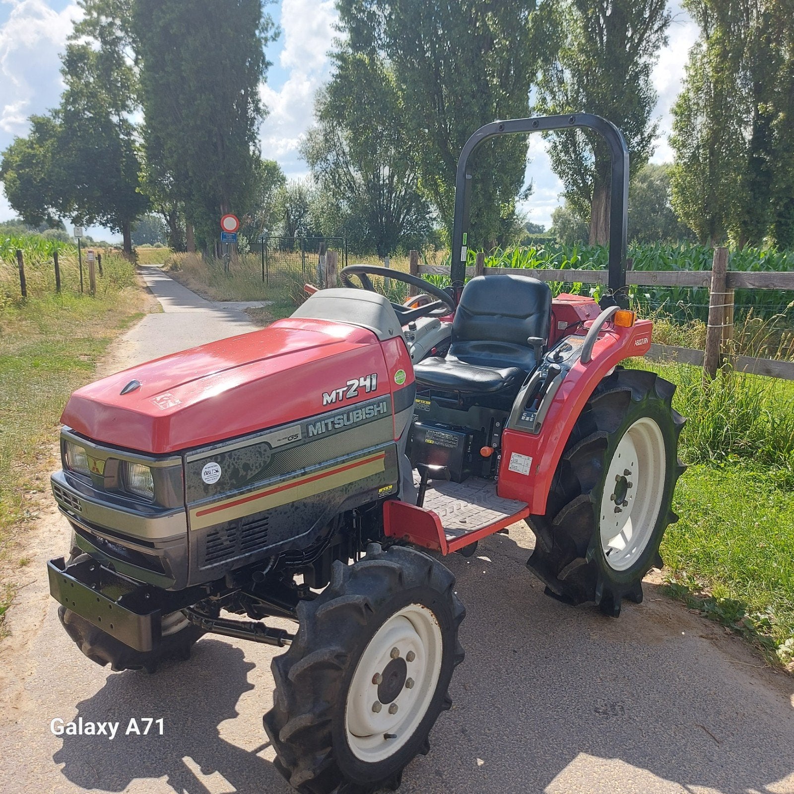 Minitractor mitsubishi 26pk 4x4 servo!. TOPPER, Zakelijke goederen, Landbouw | Tractoren, Ophalen