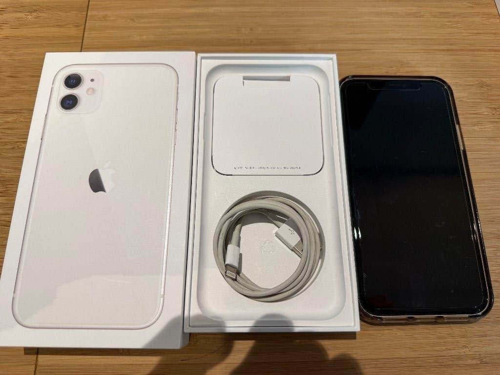 Iphone 11 128GB avec boite complet, Télécoms, 128 GB, IPhone 11, Enlèvement, Utilisé