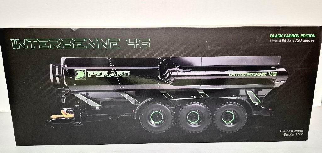 Perard interbenne 46 Black carbon., Hobby en Vrije tijd, Modelauto's | 1:32, Ophalen of Verzenden, Nieuw, Tractor of Landbouw