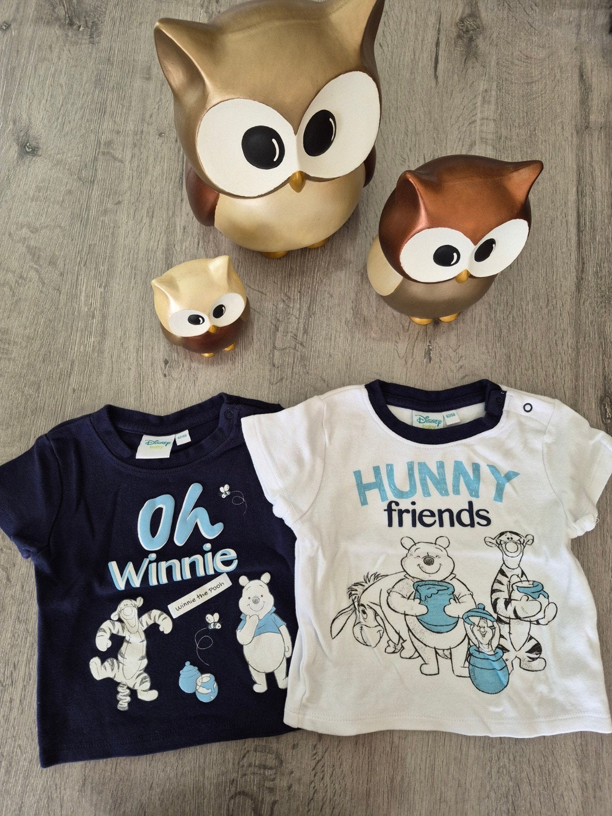 T-shirts Disney baby Winnie the Pooh maat 62-68, Kinderen en Baby's, Babykleding | Maat 62, Ophalen of Verzenden