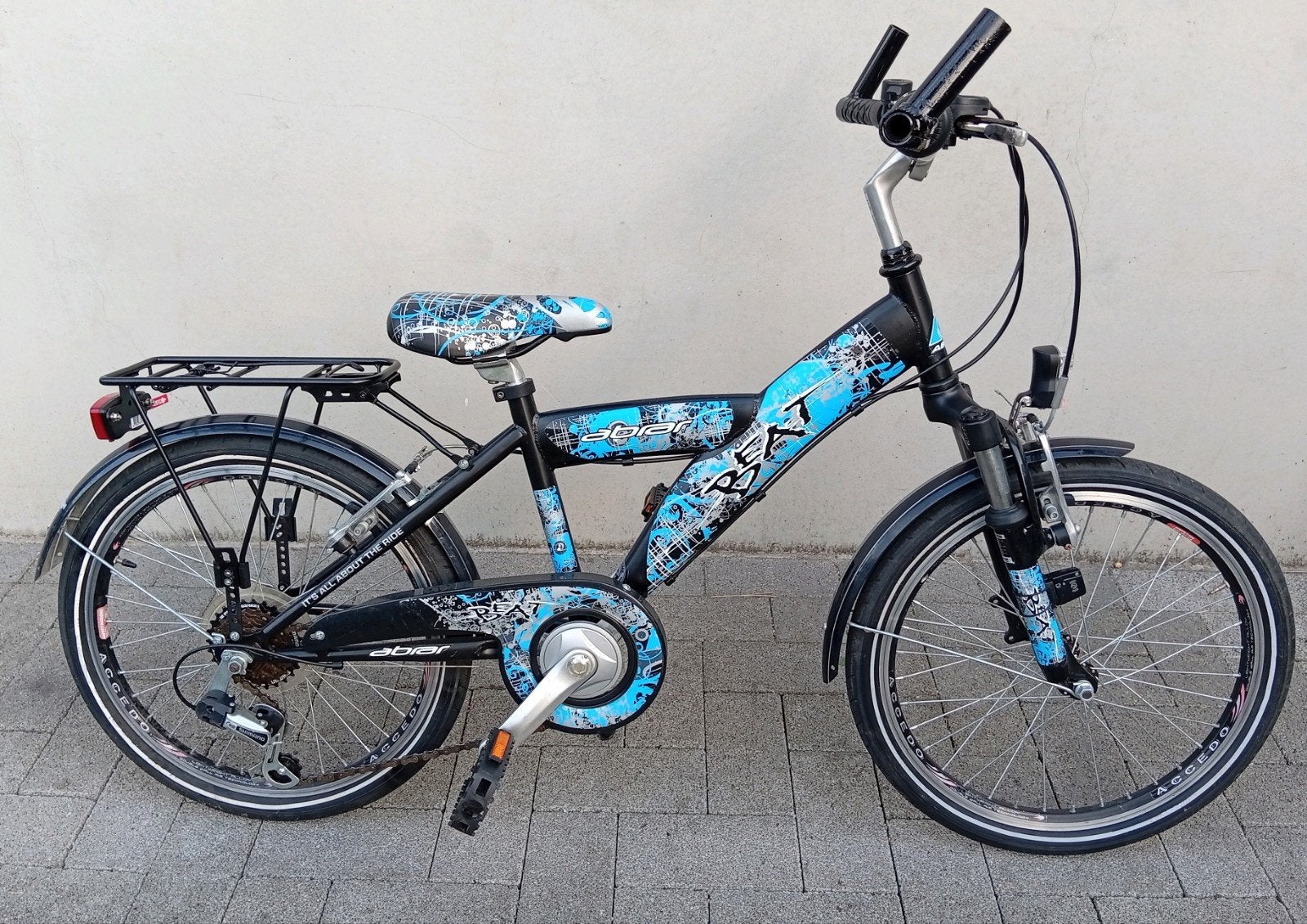 Kinderfiets Abrar Beat 20inch 6speed, Fietsen en Brommers, Fietsen | Crossfietsen en BMX, Ophalen, 16 tot 20 inch, Velgrem, V-brakes
