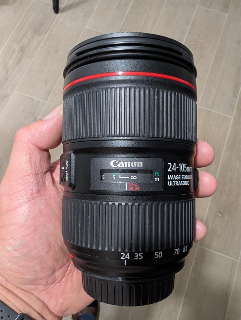 Canon EF 24-105 f4 versie 2, Audio, Tv en Foto, Ophalen of Verzenden, Zo goed als nieuw, Standaardlens, Zoom