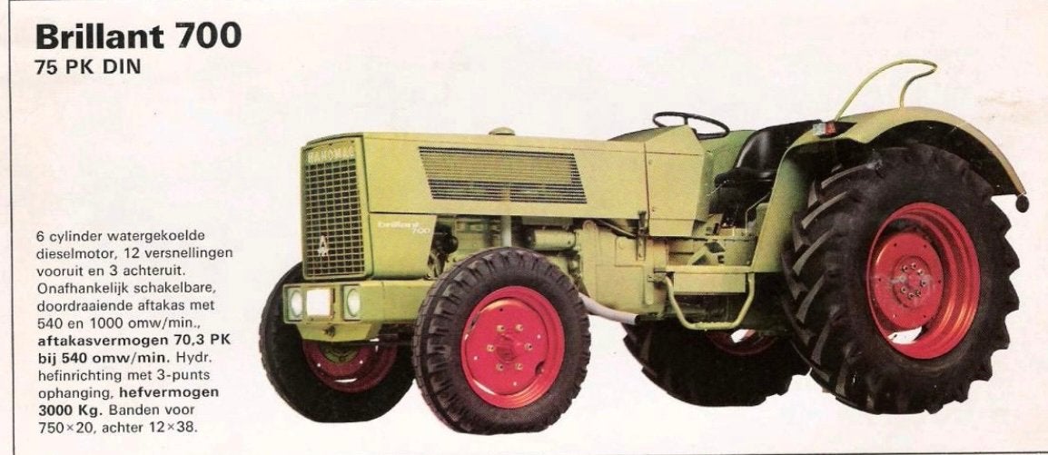 Gezocht Hanomag Brillant 701, Ophalen, Tractor en Landbouw