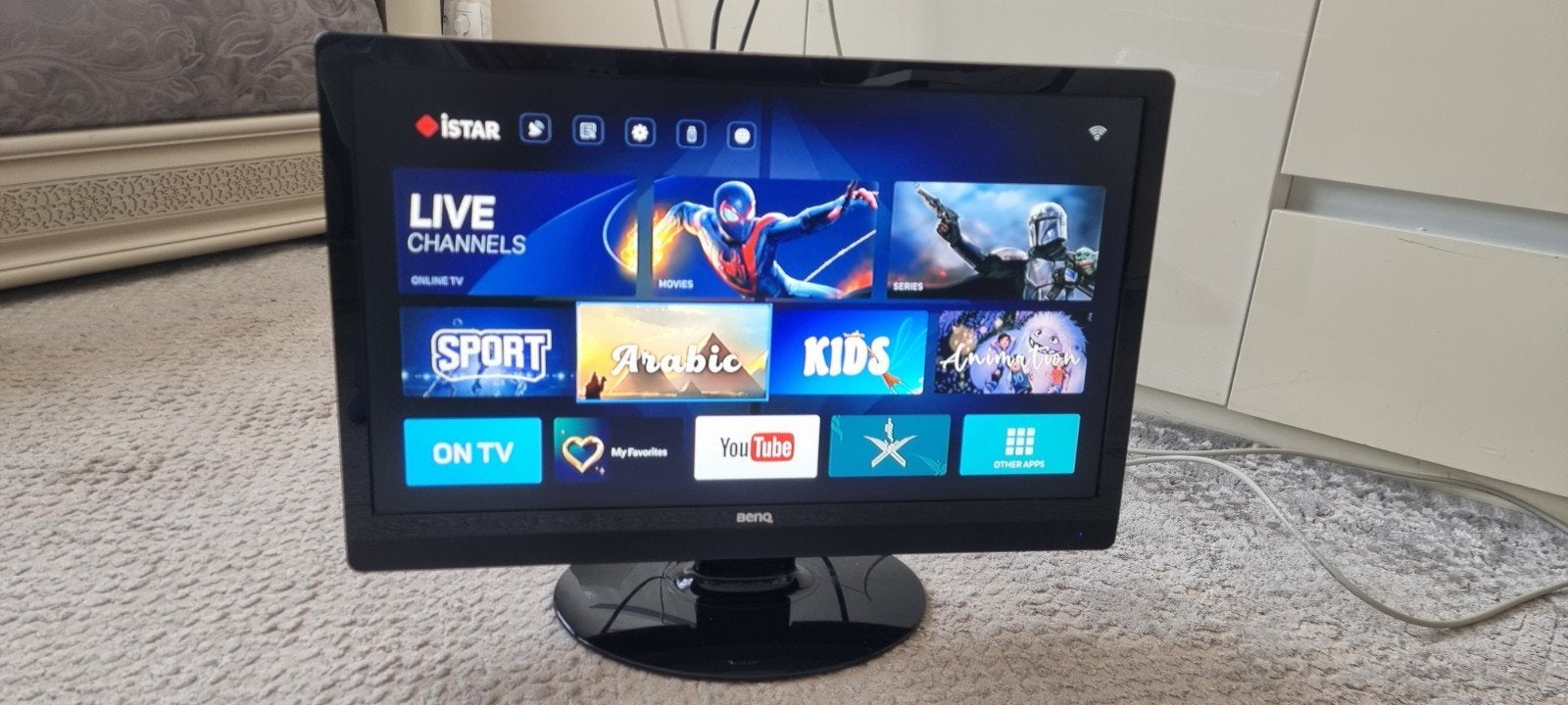 BENQ  computer Monitor 22 inch met TV, Ophalen